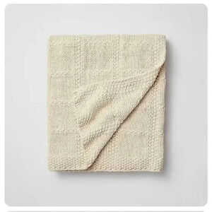NWT STUDIO MCGEE GRID WOVEN THROW BLANKET